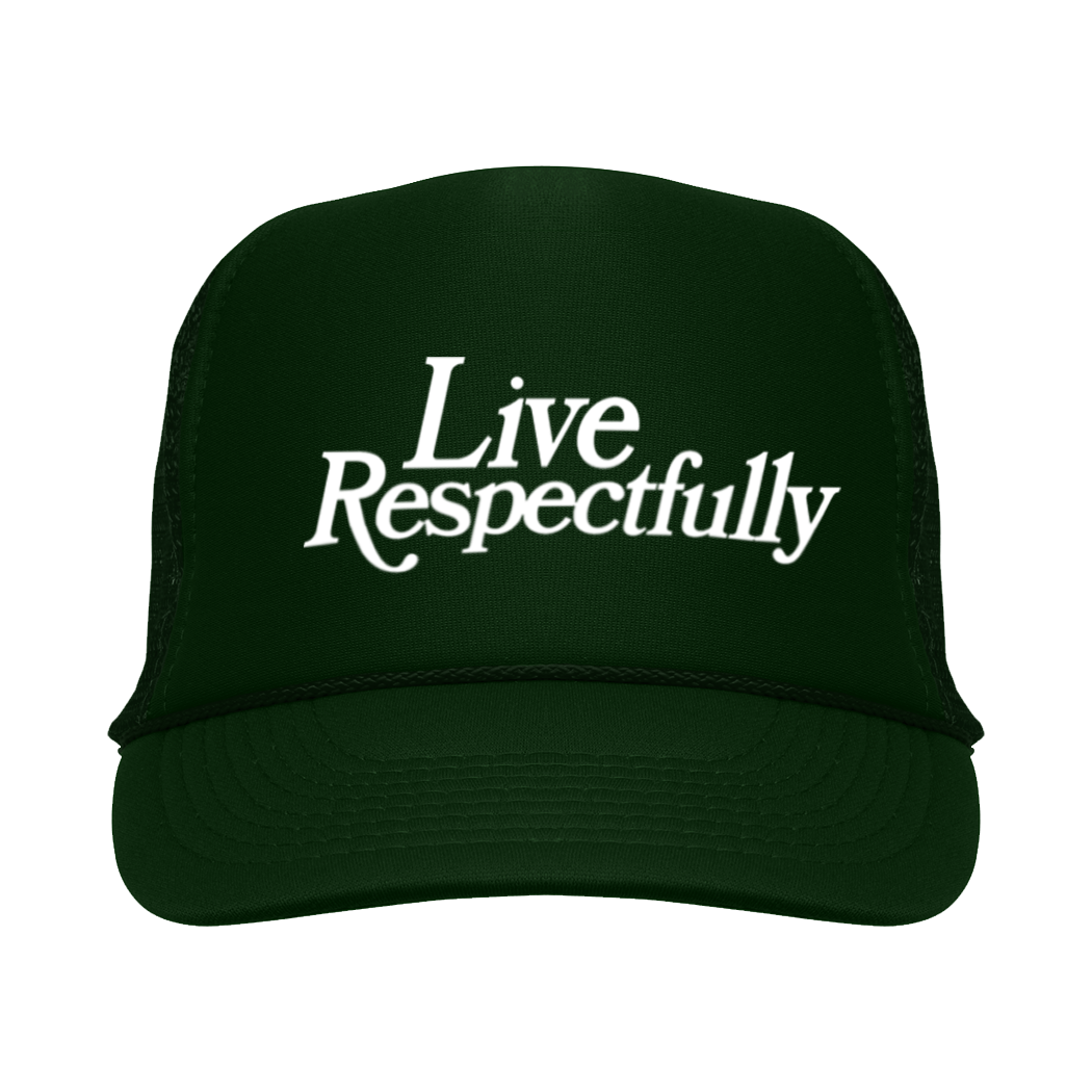Live Respectfully trucker hat