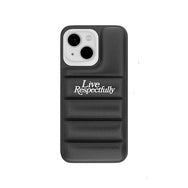Live Respectfully puffy iphone case